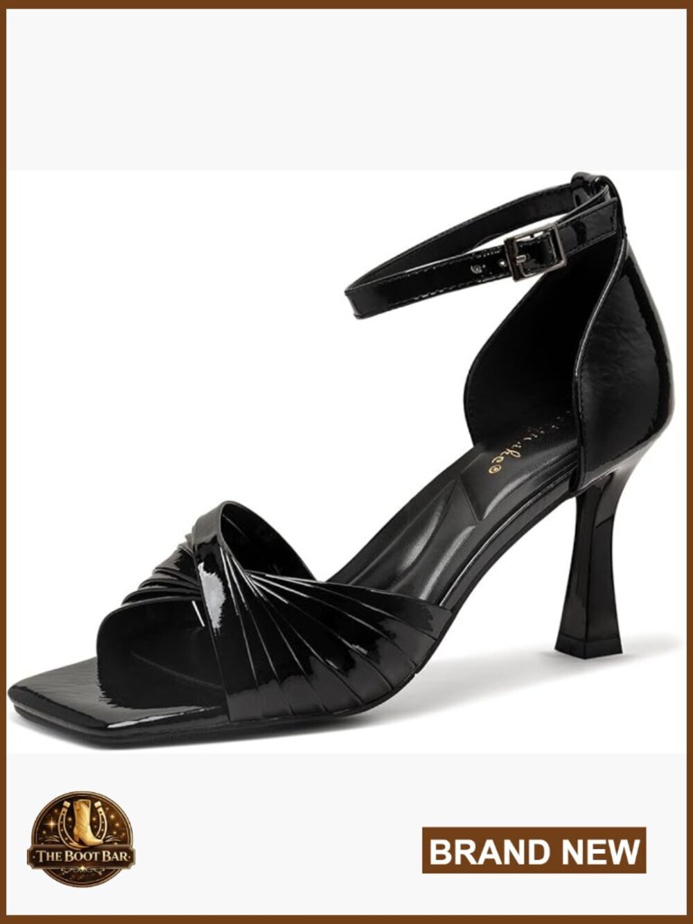3.2 Inch Kitten Heel Sandals Strappy Peep Toe Wedding Party Dress Shoes
